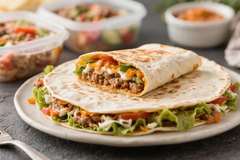 High Protein Crunchwrap Supreme (Meal Prep Friendly)