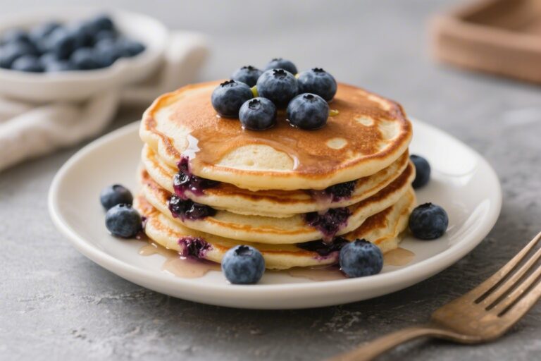 Blueberry Protein Pancakes Bursting With Flavor – A Simple, Satisfying Breakfast