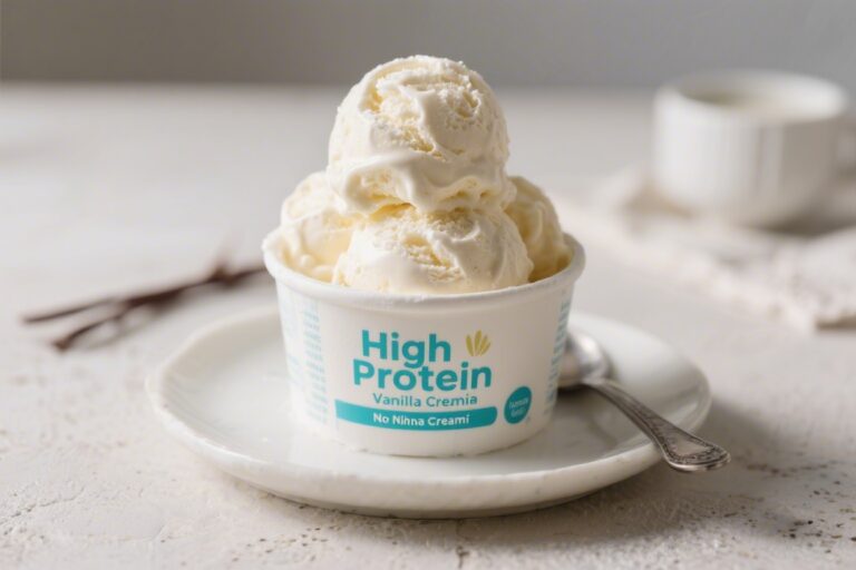High Protein Vanilla Ice Cream (No Ninja Creami Required)