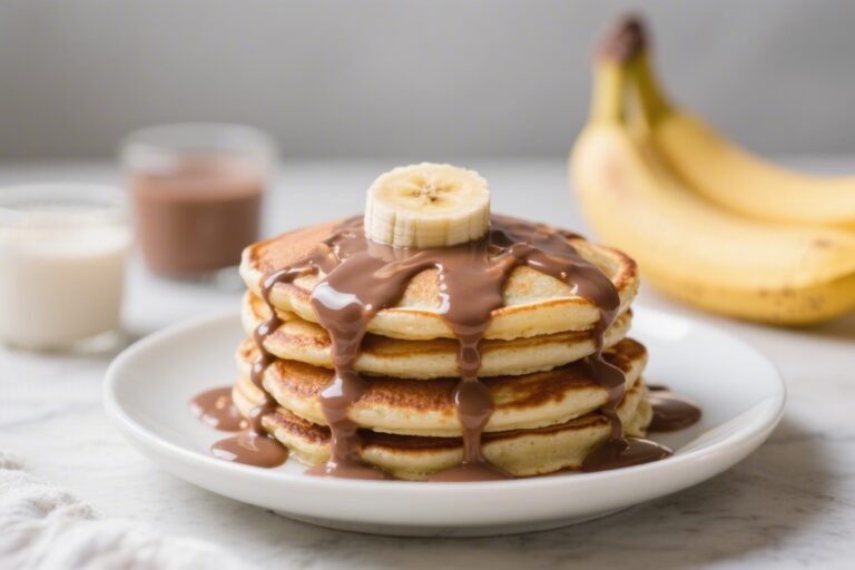 Banana Protein Pancakes That Taste Like Dessert – Fluffy, Sweet, and Satisfying