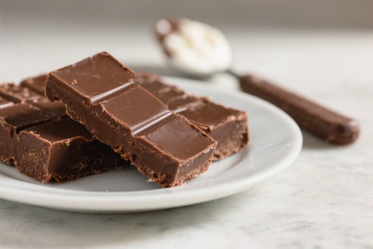 Greek Yogurt Chocolate Fudge (High Protein, No Bake)