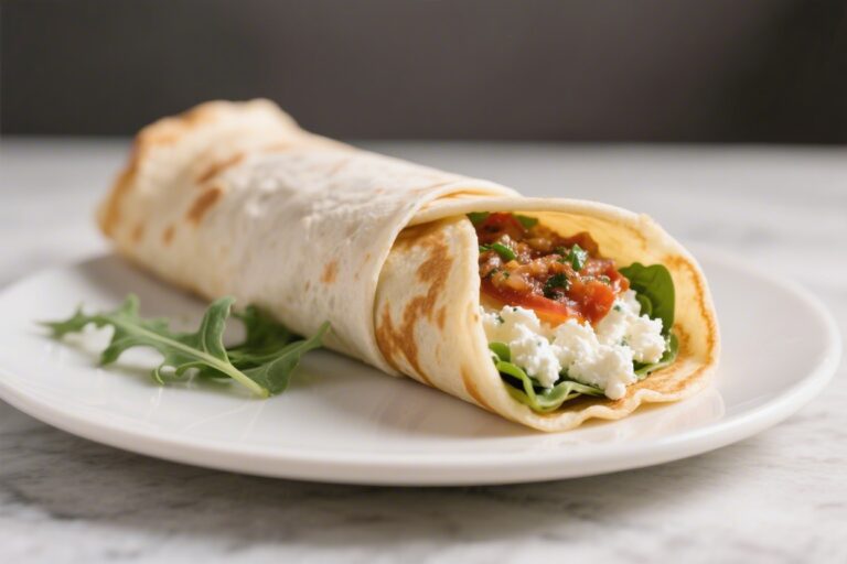 Savory Cottage Cheese Pancake Wrap – A Protein-Packed, Easy Meal