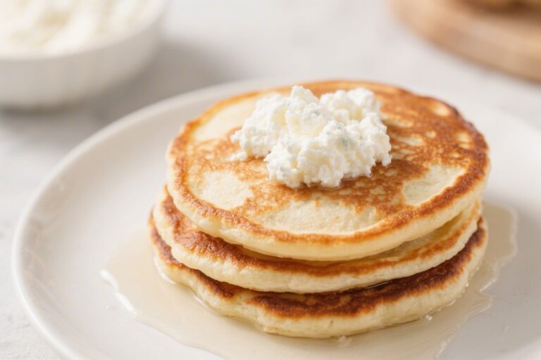 Easy 3 Ingredient Cottage Cheese Pancakes – Fast, Fluffy, and Protein-Packed