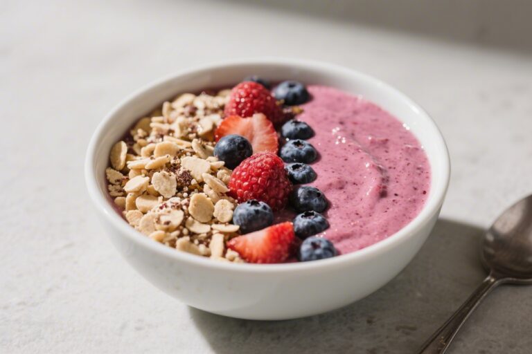 Thick Berry Protein Smoothie Bowl – A Creamy, Satisfying Breakfast