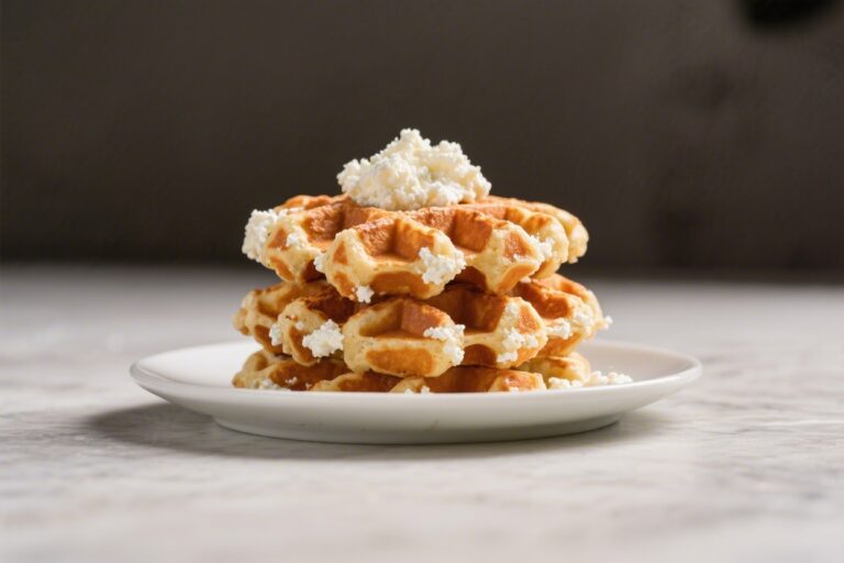 Crispy Cottage Cheese Waffles – Golden, Protein-Packed, and Easy